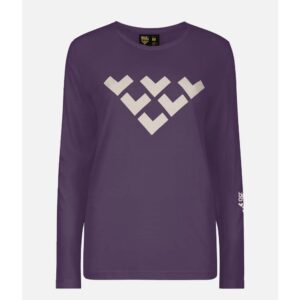 Merino Blend Chevron manga larga mujer
